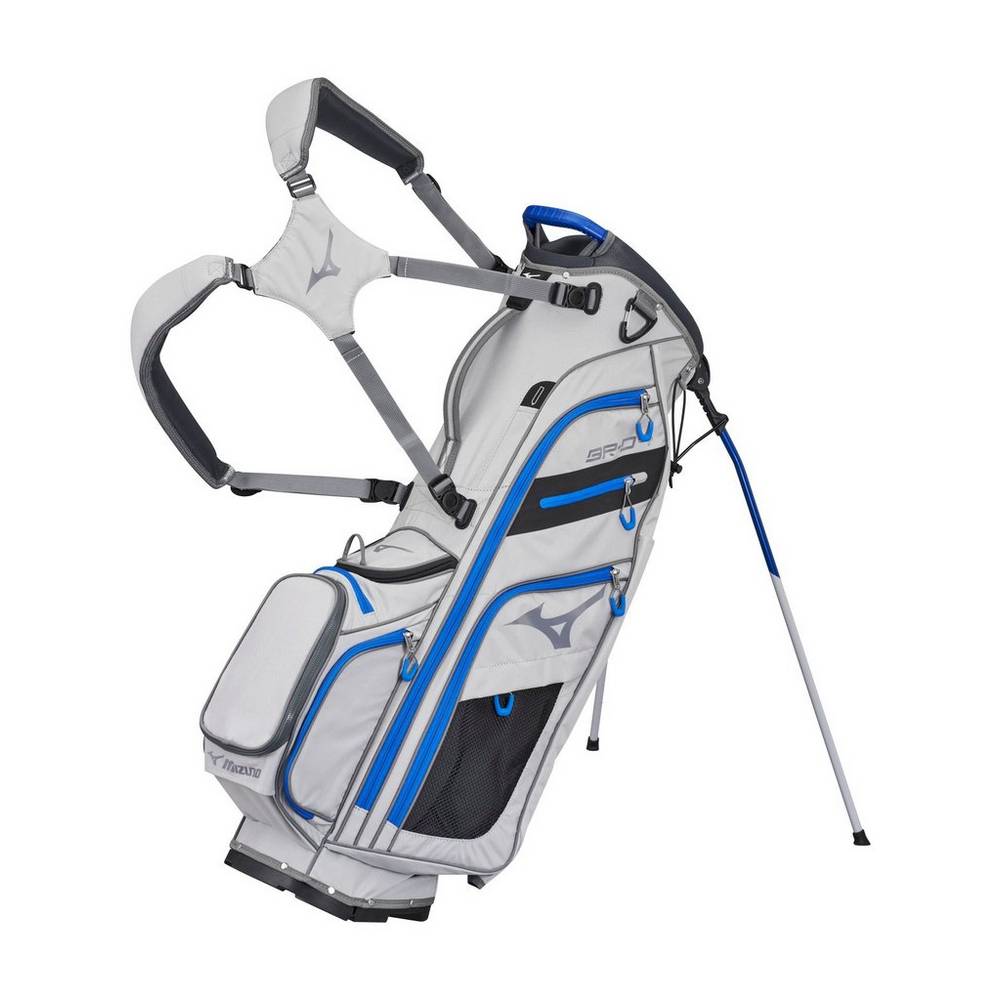 Borse Mizuno BR-D4 14-Way Stand Uomo - Grigie - 51264-FWTC